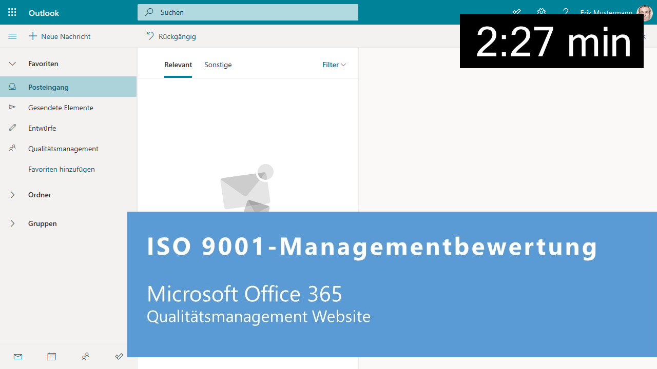ISO 9001-Managementbewertung in Microsoft Office 365